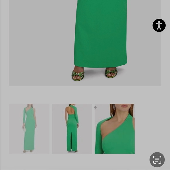 Saren One-Shoulder Crepe Maxi Dress - Picture 5 of 9